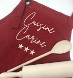 Tablier en toile de coton